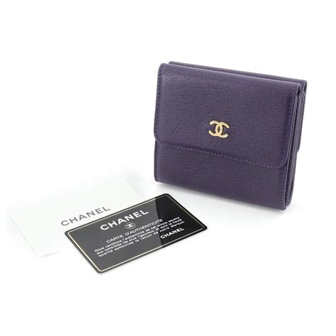 chanel wallet purple|chanel wristlet wallet.